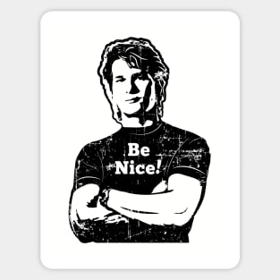 Roadhouse Be Nice! (black print) Sticker